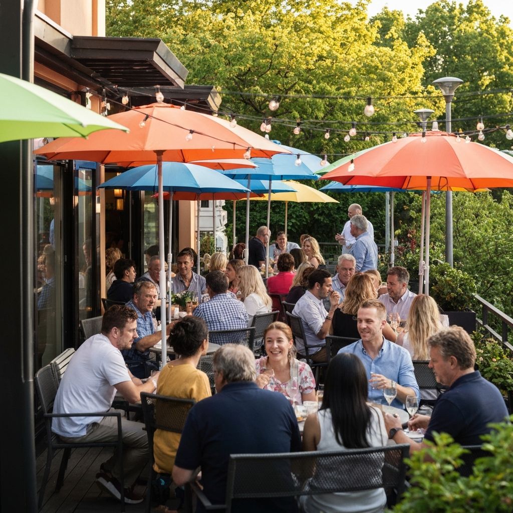 Sommerabend auf der Terrasse