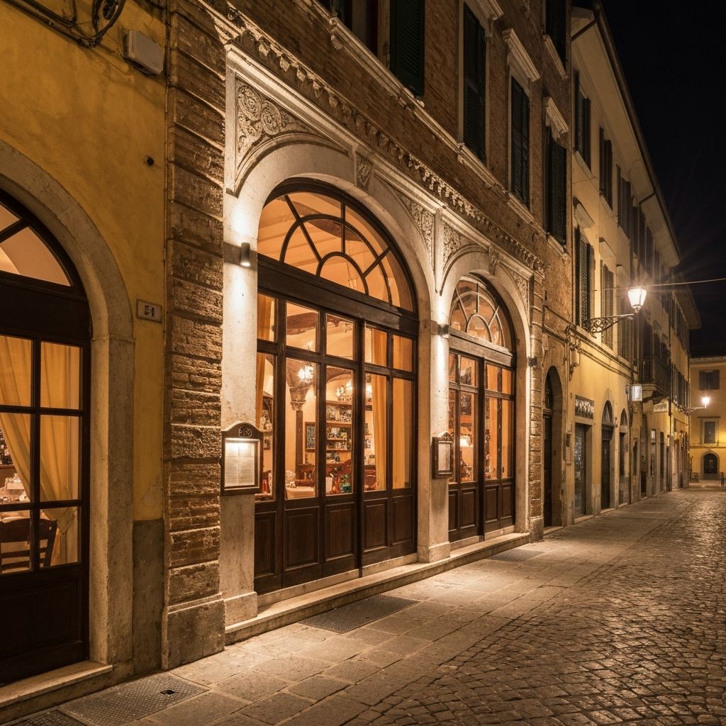 Restaurant bei Nacht